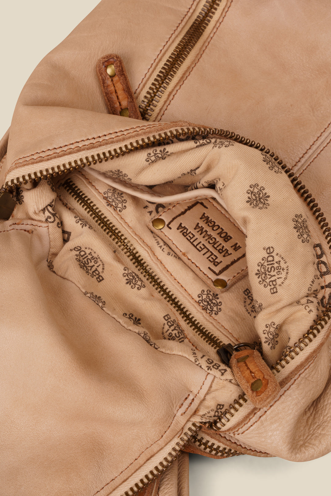 Bayside84 Soft and Slouchy Small Backpack - Sand