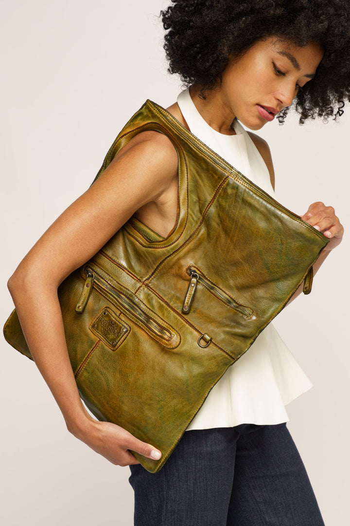 LUSHER STARDUST CONVERTIBLE BAG CAMOUFLAGE GREEN, LUSHER BAYSIDE84 STARDUST BAG, LUSHER + BAYSIDE COLLAB COLLECTION BAGS