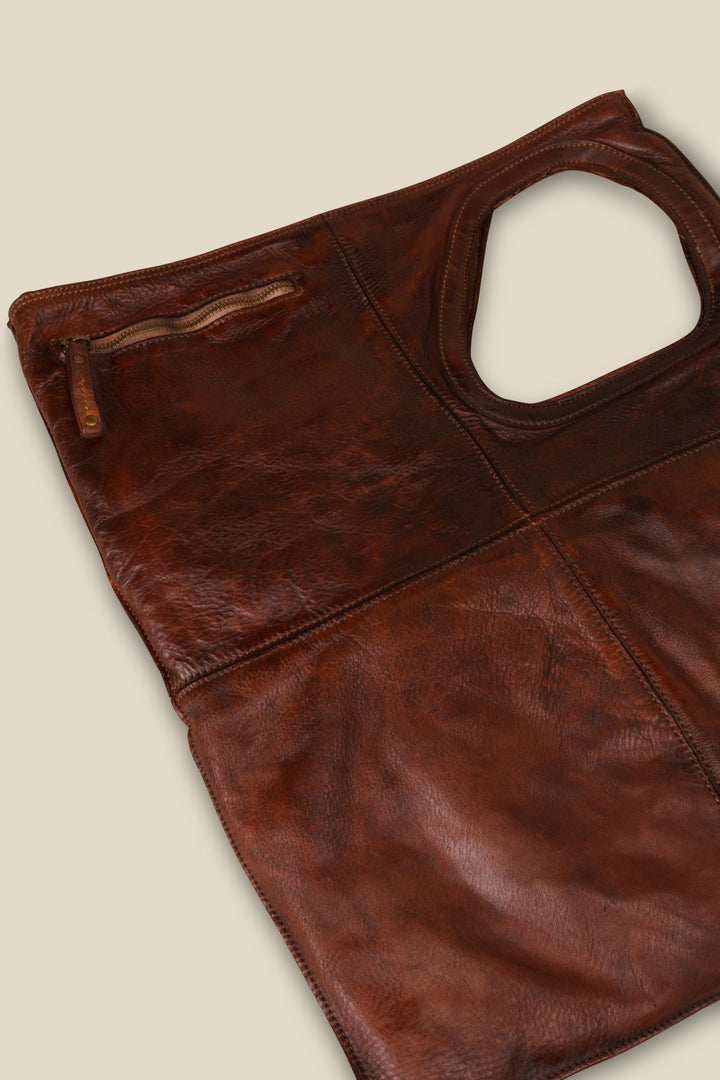 Bayside84 Stardust Convertible Hobo - Cigar Brown