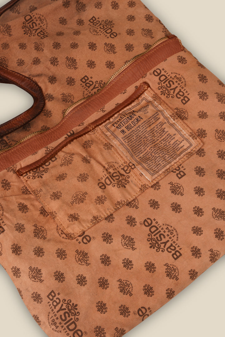 Bayside84 Stardust Convertible Hobo - Cigar Brown