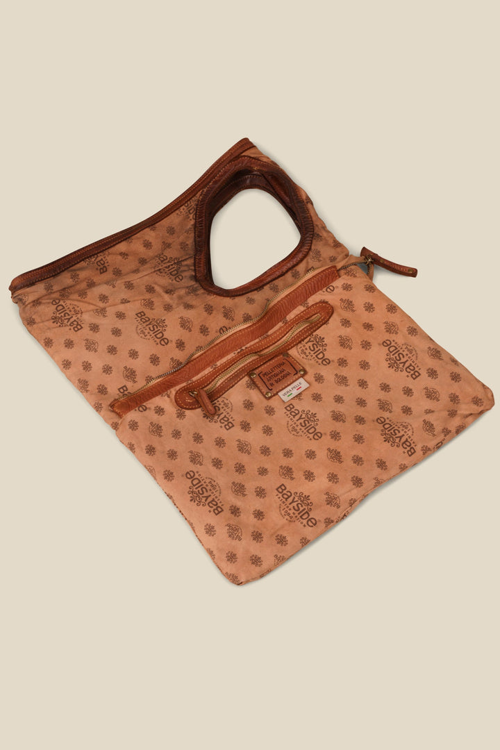 Bayside84 Stardust Convertible Hobo - Cigar Brown