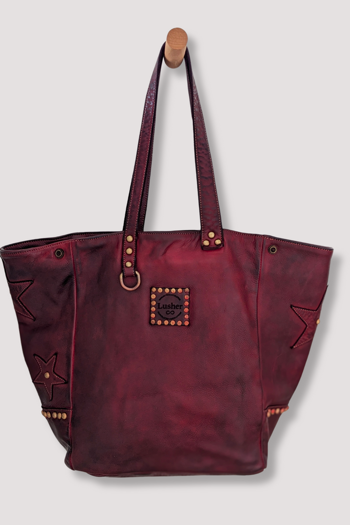 Star Tote - Wine Bordeaux - Second Sale - FINAL SALE