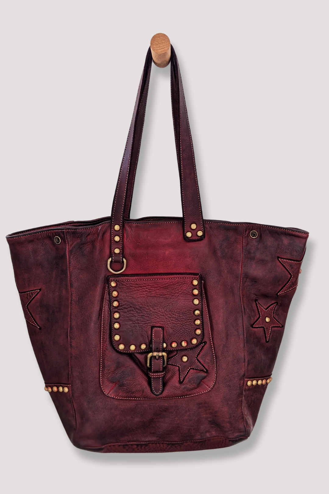 Star Tote - Wine Bordeaux