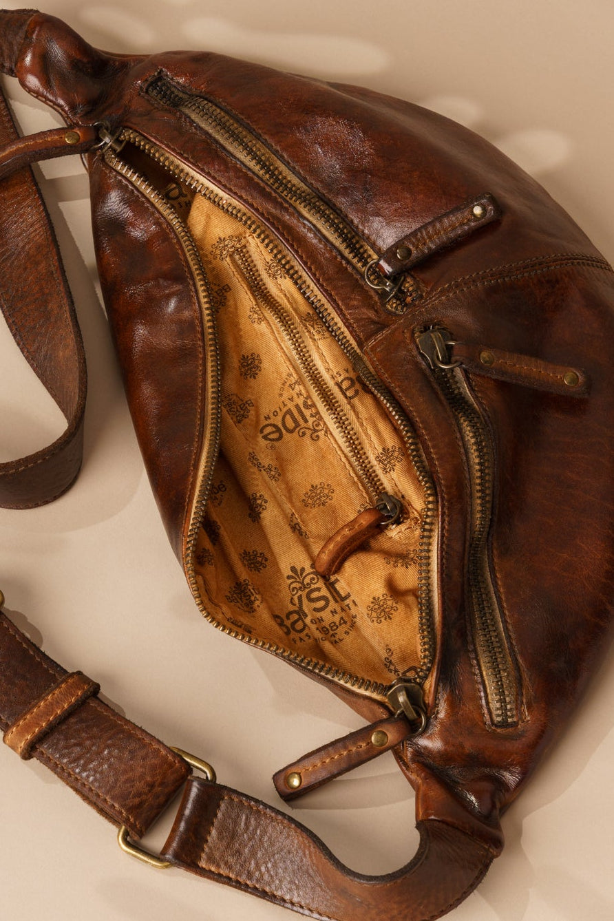 Small Urban Sling Bag - Cigar Brown