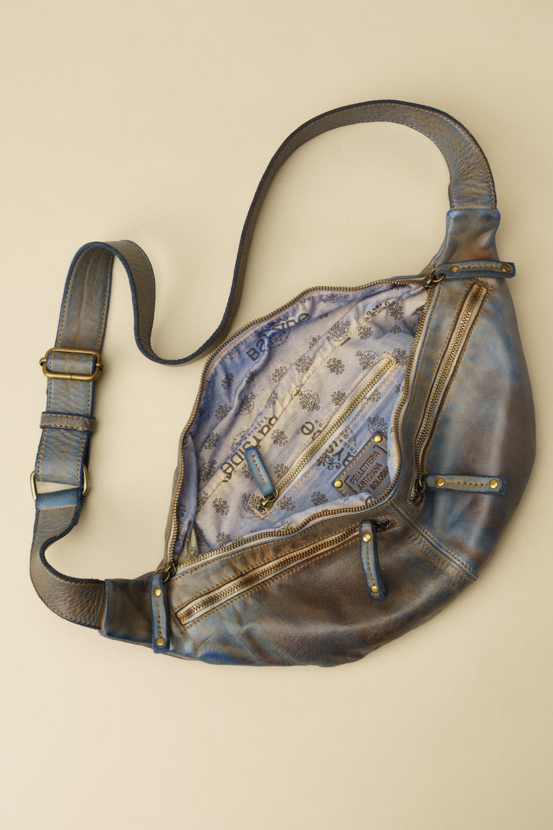 Small Urban Sling Bag - Vintage Denim