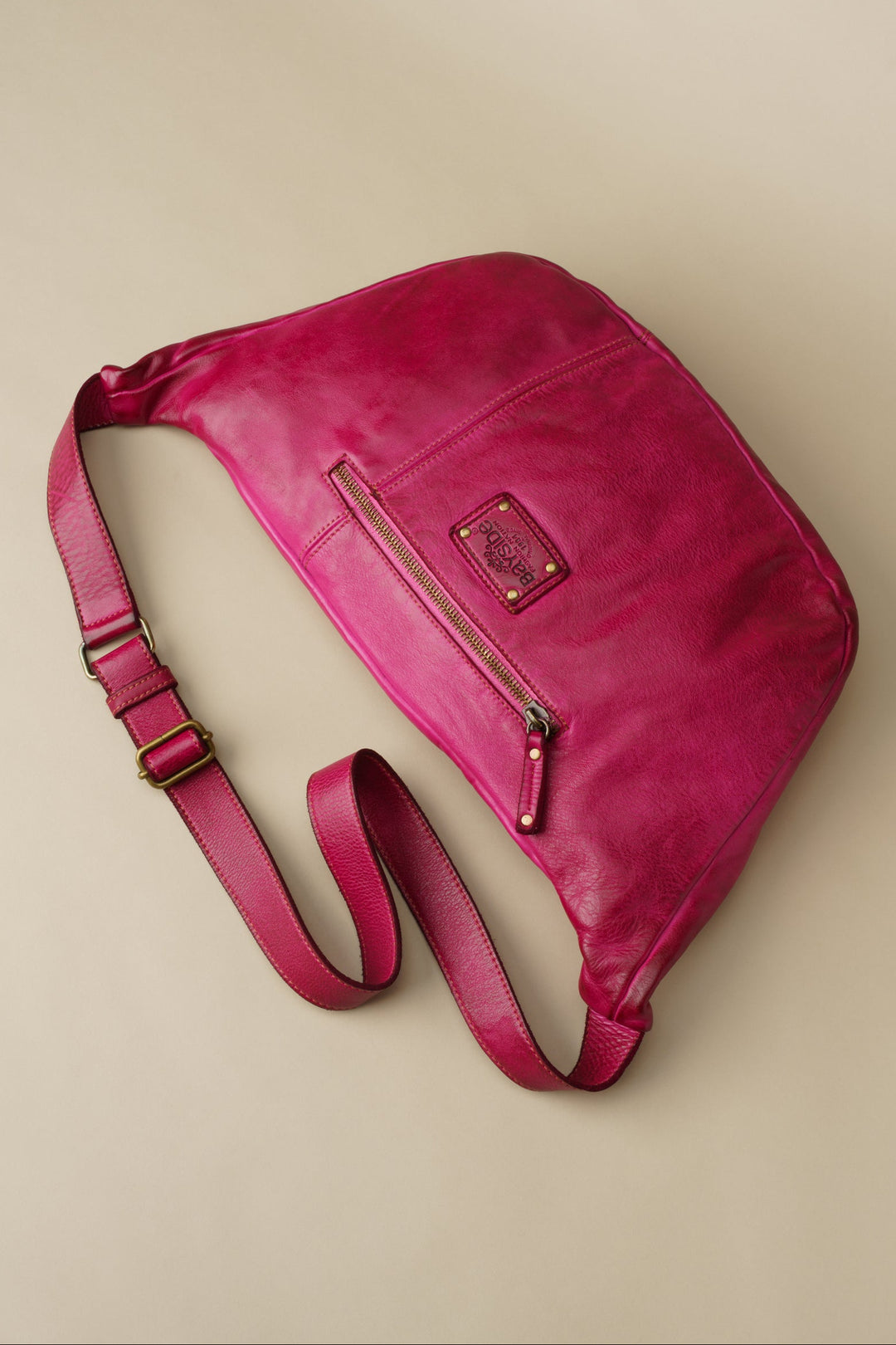 LUSHER URBAN XL SLING AND SADDLE BAG FUCHSIA, LUSHER BAYSIDE84 COLLAB URBAN SLING BAG
