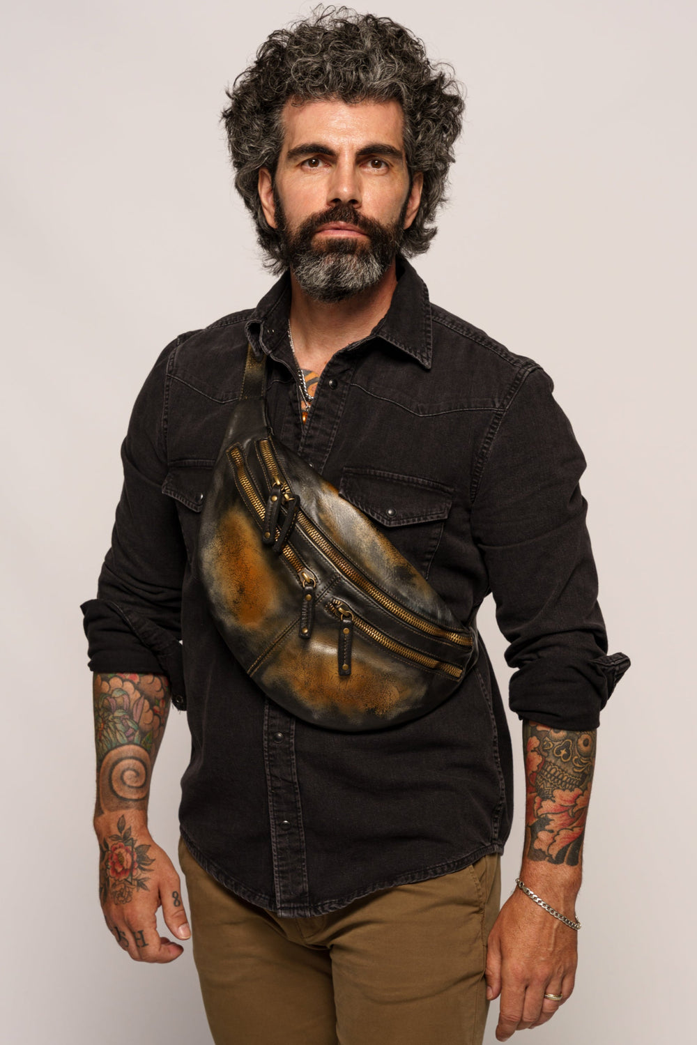 LUSHER URBAN SLING BAG, BAYSIDE84 + LUSHER COLLAB URBAN SLING BAG, MEN'S CROSSBODY SLING BAG