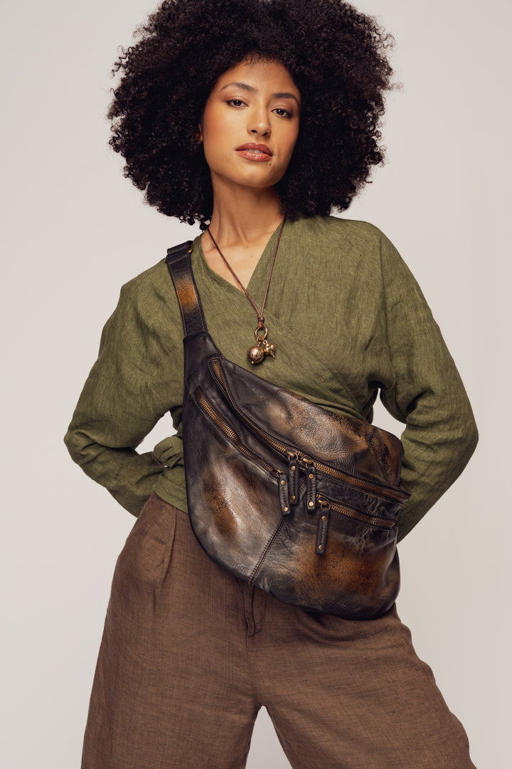 BAYSIDE84 XL URBAN SLING BAG - Raw Onyx - Limited Edition