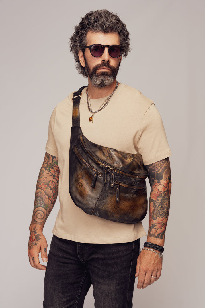 BAYSIDE84 XL URBAN SLING BAG - Raw Onyx