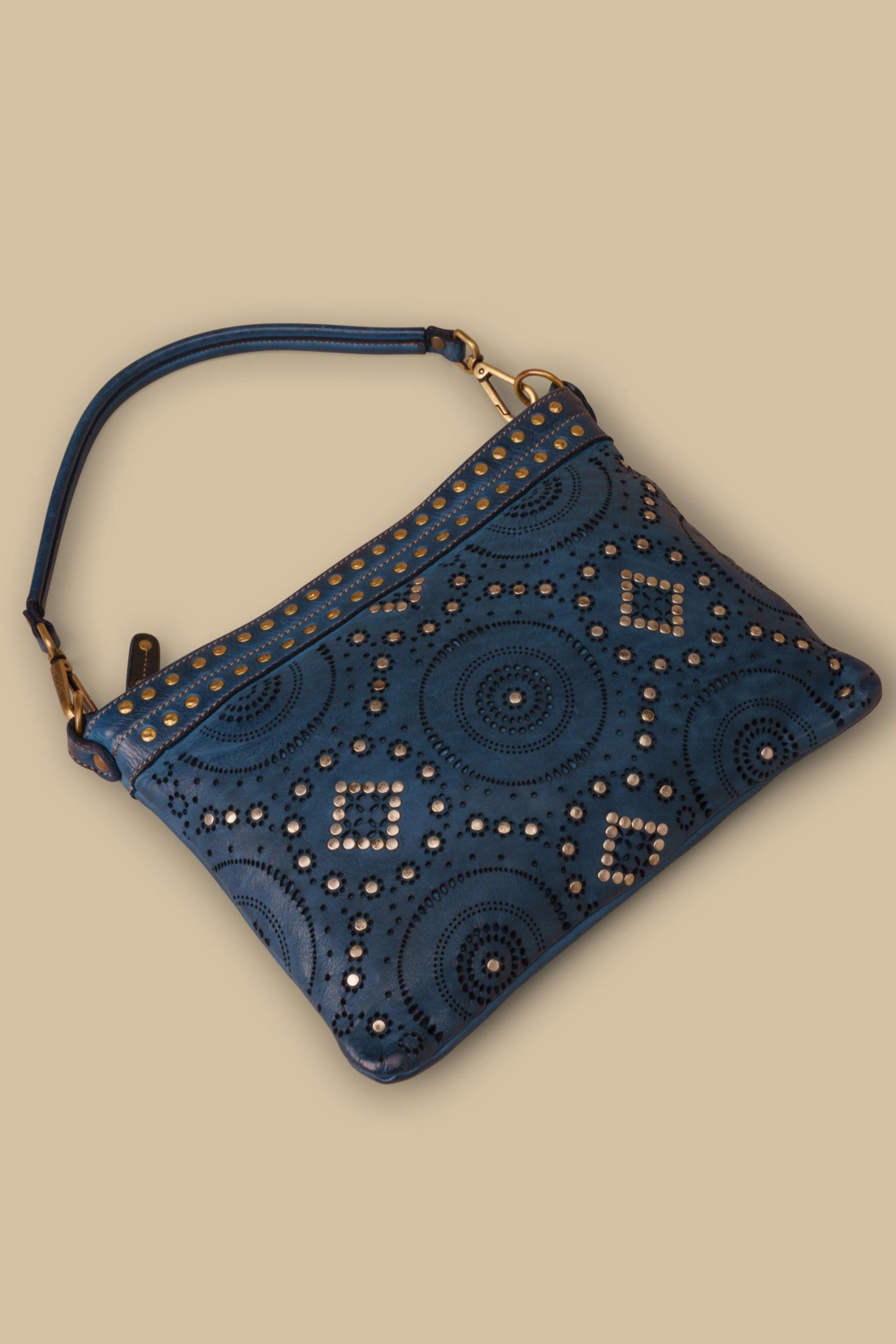 バッグ *** Blueee  *** Kate Spade Emma Shoulder Bag Blue Leather Crossbody Purse