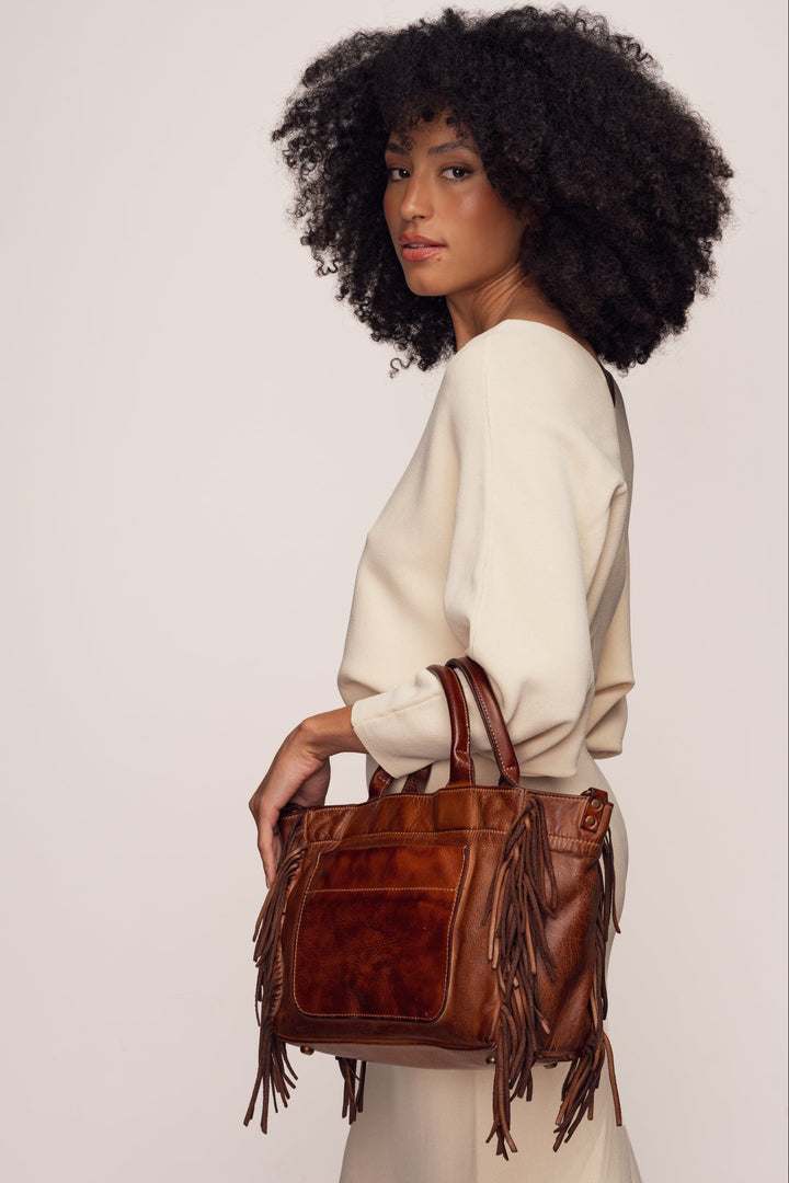 Willow Fringe Crossbody Tote | LUSHER