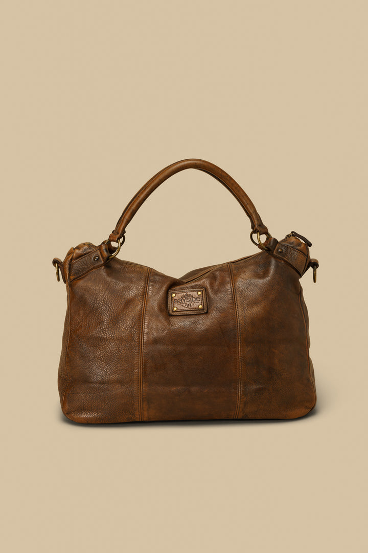 BAYSIDE84 XL Multipocket Tote & Crossbody - Cigar Brown