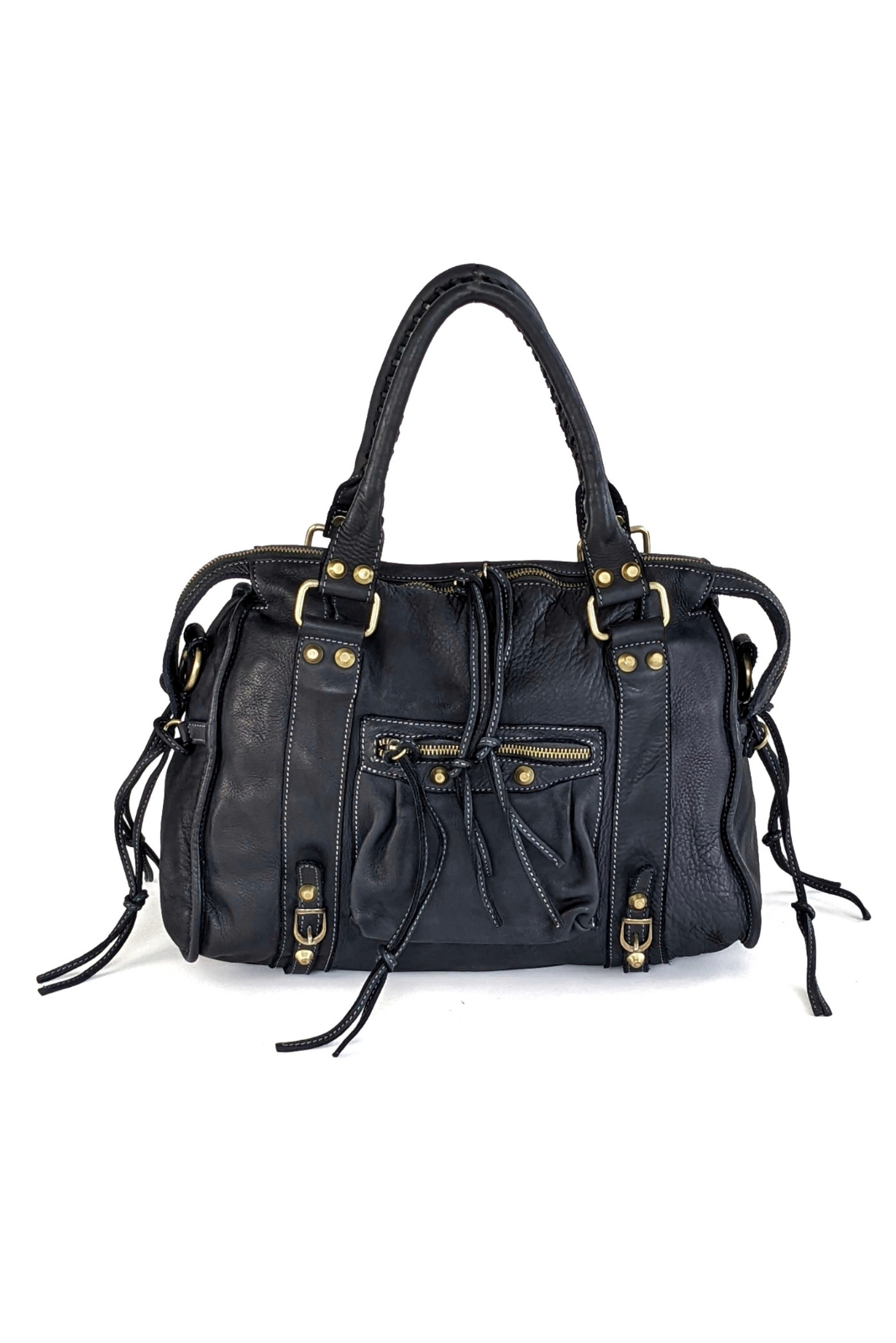 Fringe Bag - Black – Liberté Leather